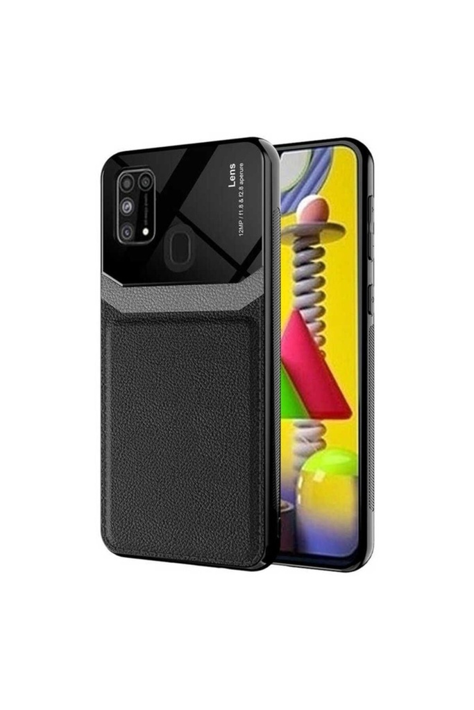 [RNZ-TA55095] Samsung Galaxy M31 Uyumlu Kılıf ​Zore Emiks Kapak (Siyah)