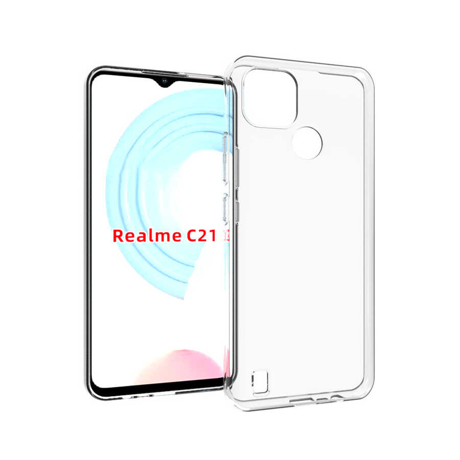 [RNZ-TA55566] Realme C21 Uyumlu Kılıf Zore Süper Silikon Kapak