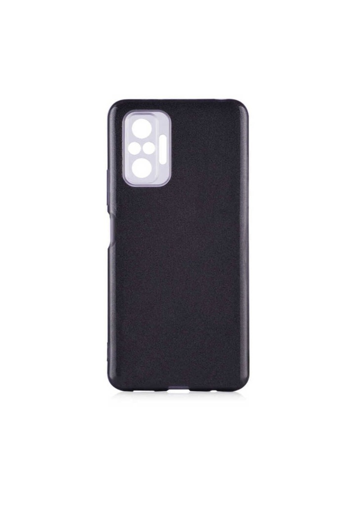 [RNZ-TA56211] Xiaomi Redmi Note 10 Pro Uyumlu Kılıf Zore Shining Silikon (Siyah)