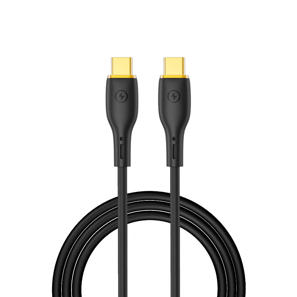 [RNZ-TA96951] Wiwu Wi-C018 Vigor Serisi Type-C to Type-C PD Data Kablo 100W 1.2 Metre (Siyah)
