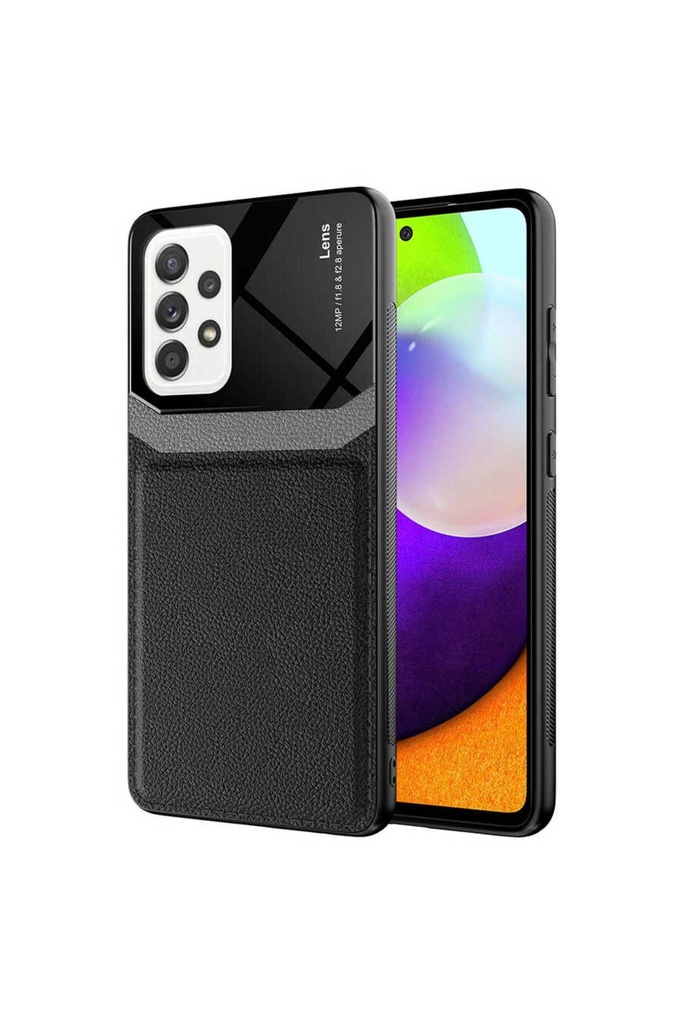 [RNZ-TA55080] Samsung Galaxy A72 Uyumlu Kılıf ​Zore Emiks Kapak (Siyah)