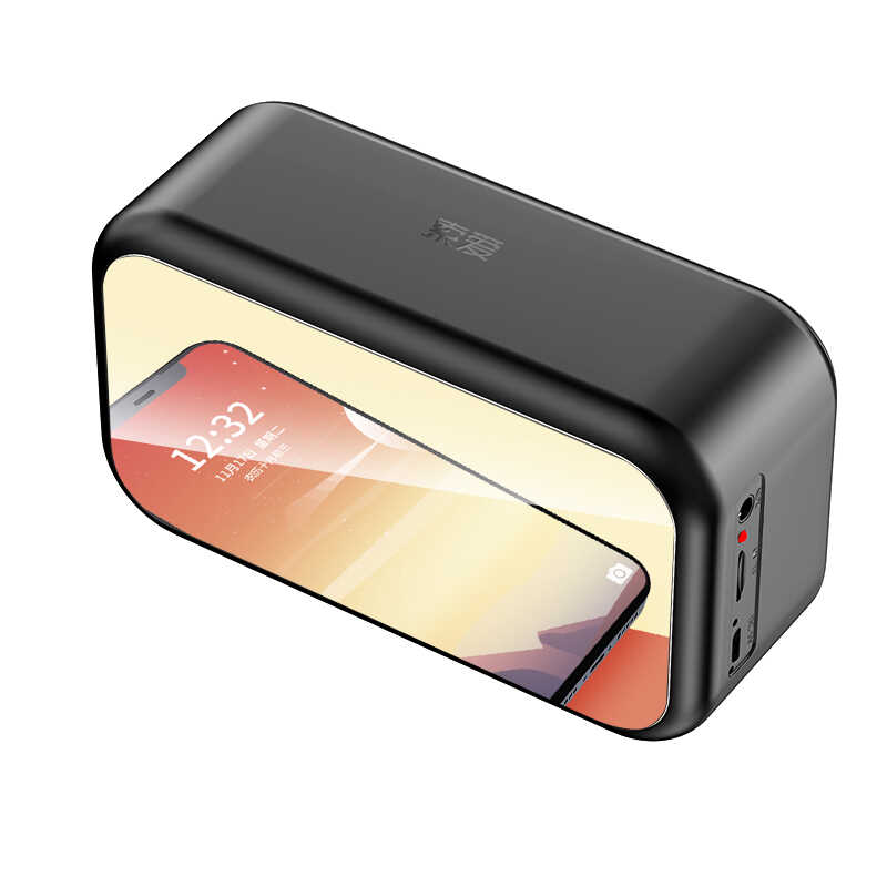 [RNZ-TA55890] Soaiy SH32 Bluetooth Speaker Hoparlör (Siyah)