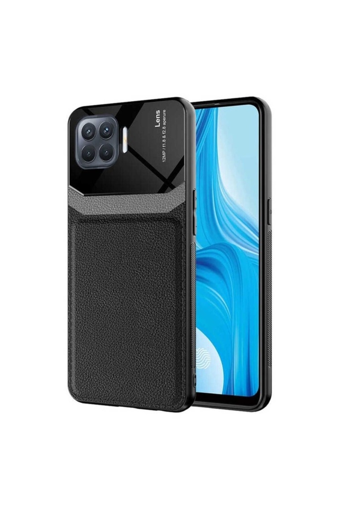 [RNZ-TA54996] Oppo Reno 4 Lite Uyumlu Kılıf ​Zore Emiks Kapak (Siyah)