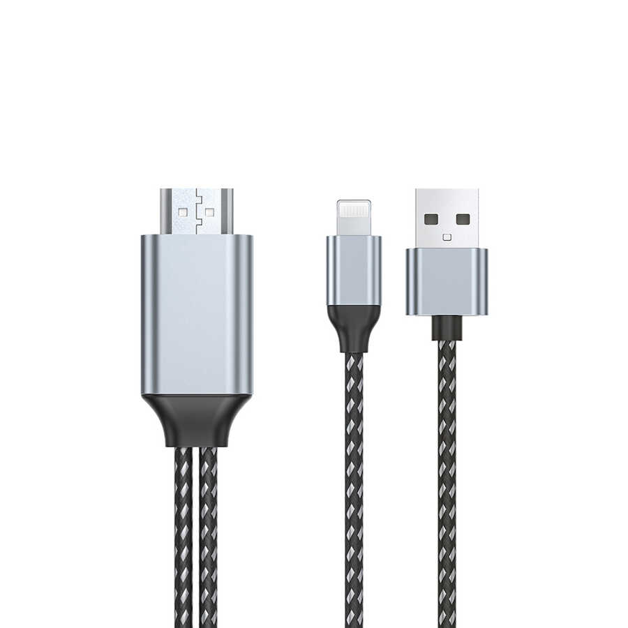 [RNZ-TA54408] Wiwu X7L Lightning to HDMI Kablo