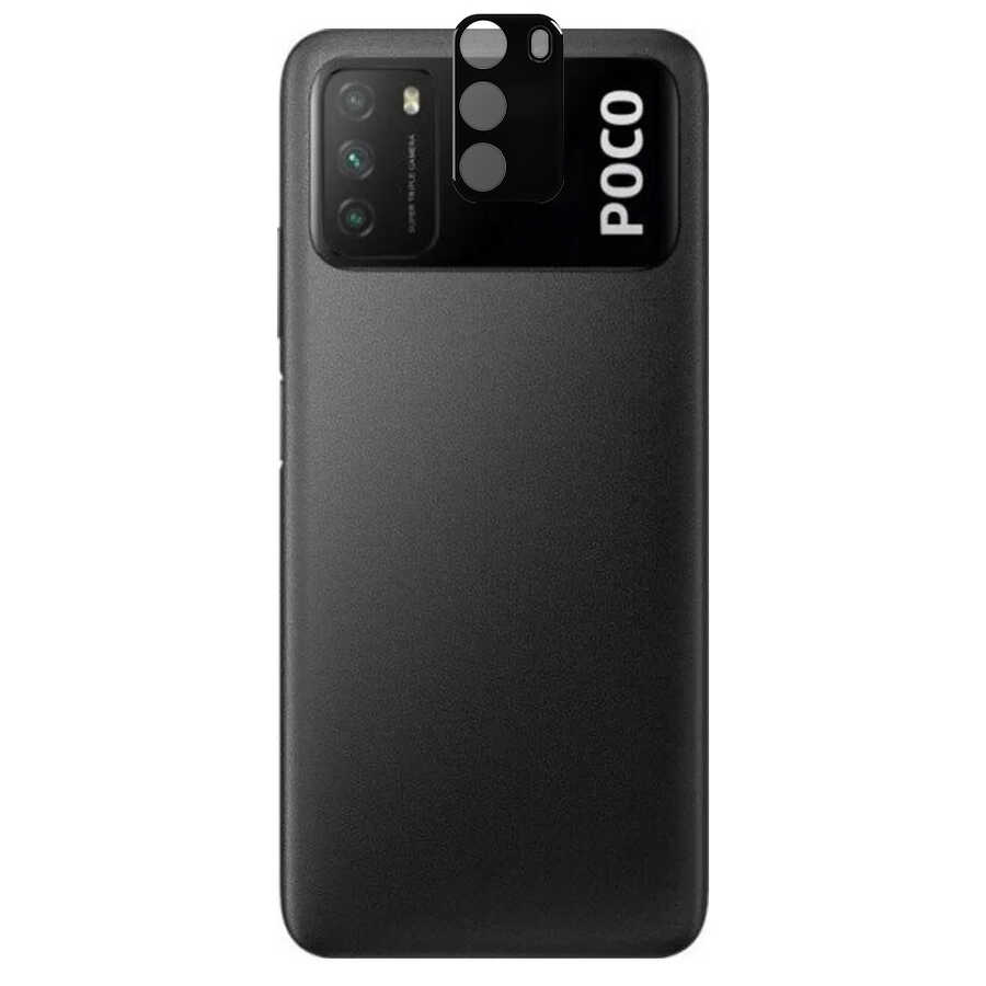 [RNZ-TA54336] Xiaomi Poco M3 Uyumlu Zore 3D Kamera Camı