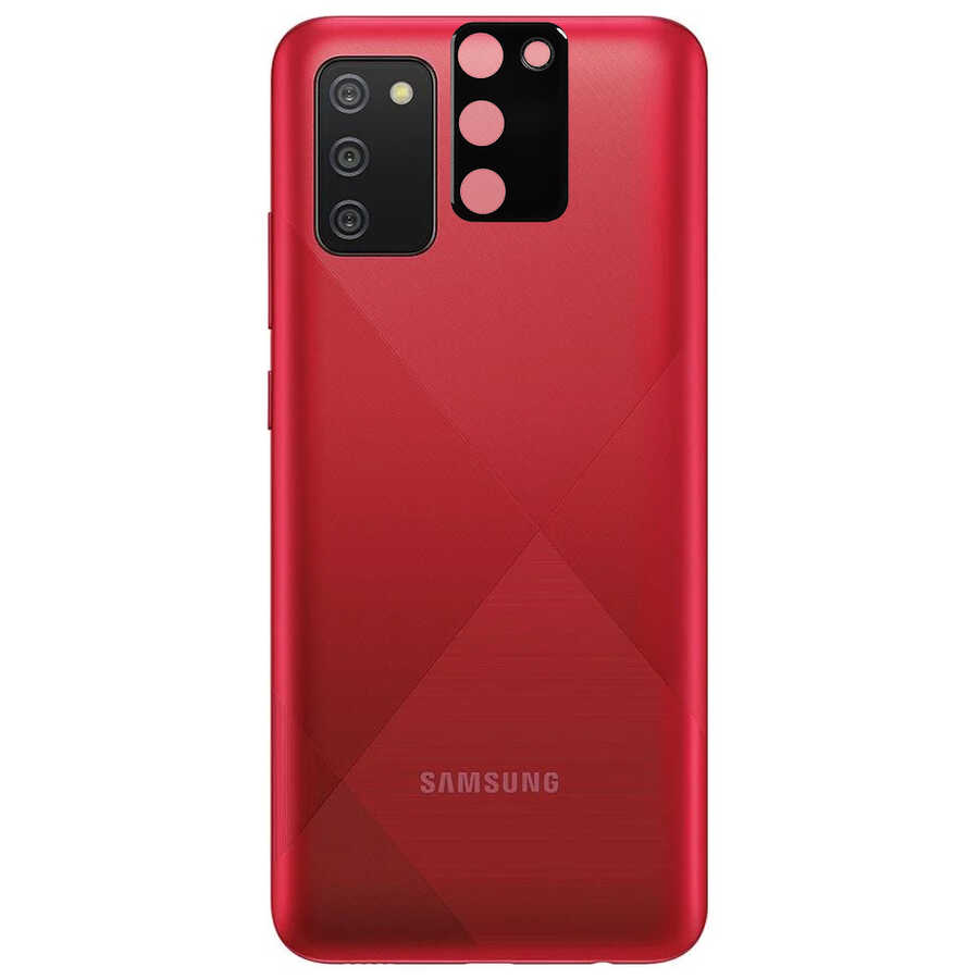 [RNZ-TA54317] Samsung Galaxy A02S Uyumlu Zore 3D Kamera Camı
