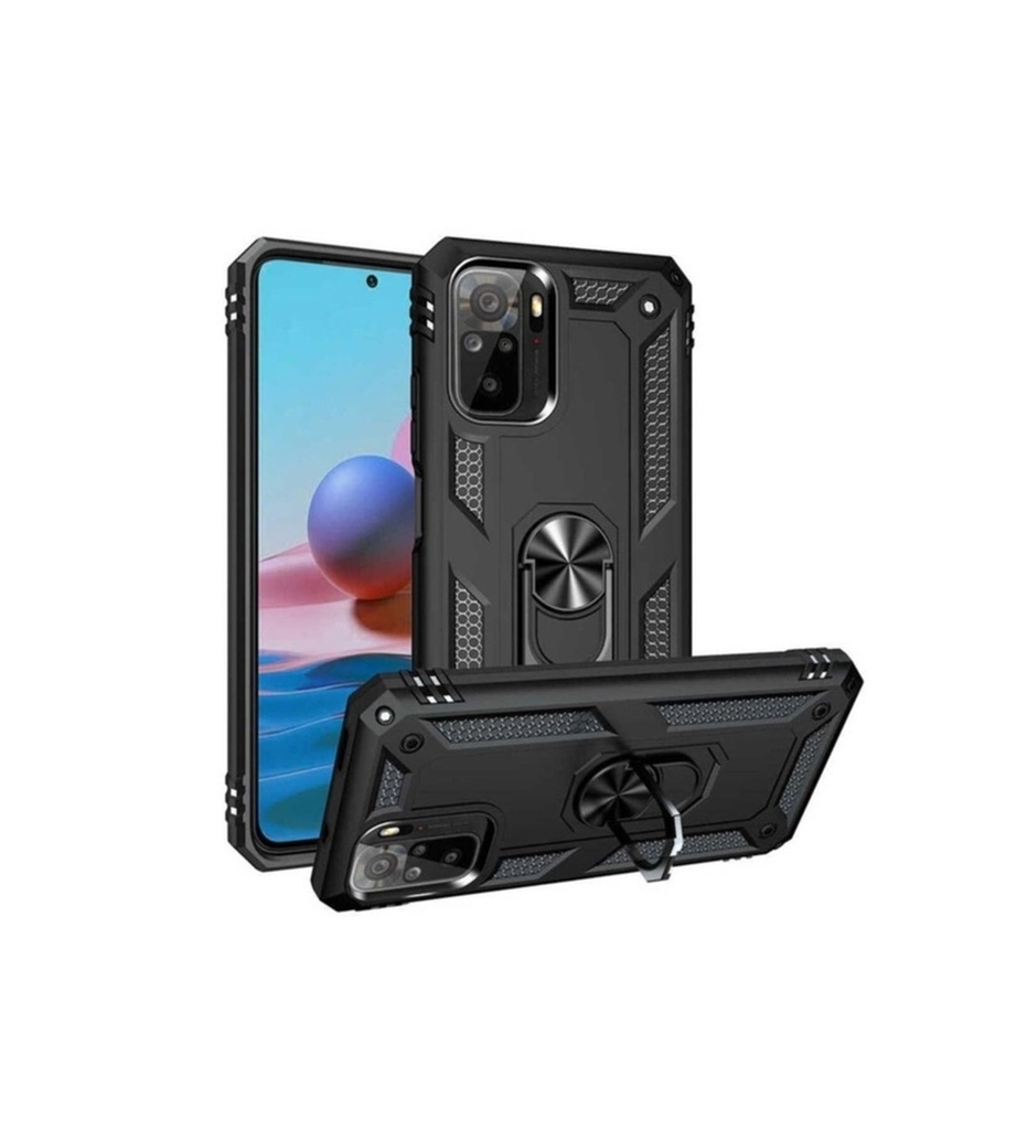 [RNZ-TA54200] Xiaomi Redmi Note 10 Uyumlu Kılıf Zore Vega Kapak (Siyah)