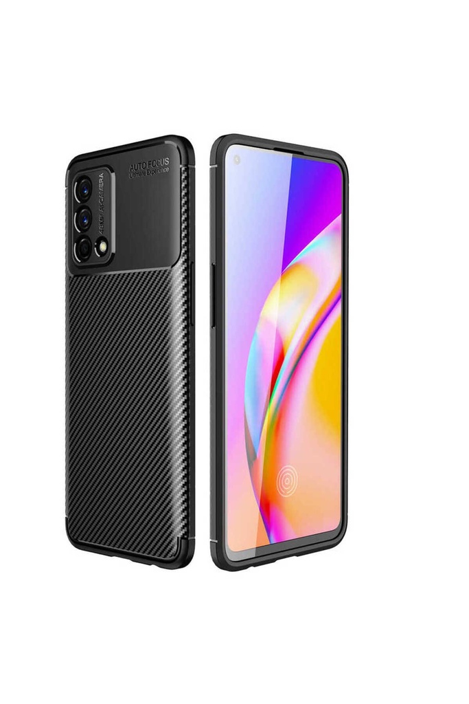 [RNZ-TA54212] Oppo A74 4G Uyumlu Kılıf Zore Negro Silikon Kapak (Siyah)