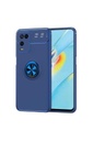 Oppo A54 4G Uyumlu Kılıf Zore Ravel Silikon Kapak