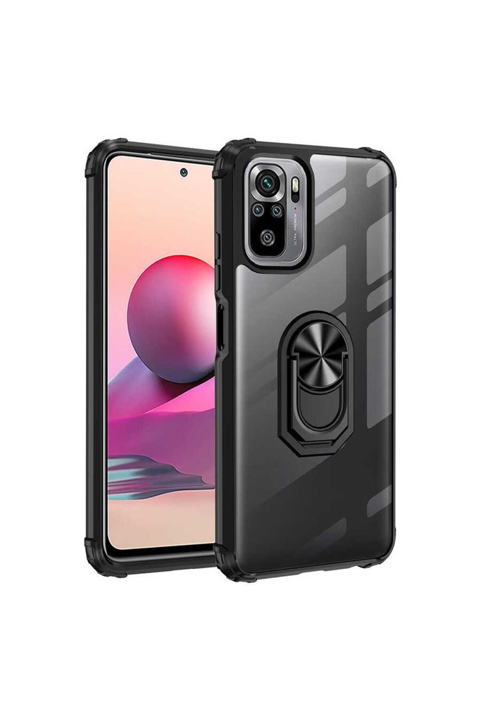 [RNZ-TA54196] Xiaomi Redmi Note 10 Uyumlu Kılıf Zore Mola Kapak (Siyah)