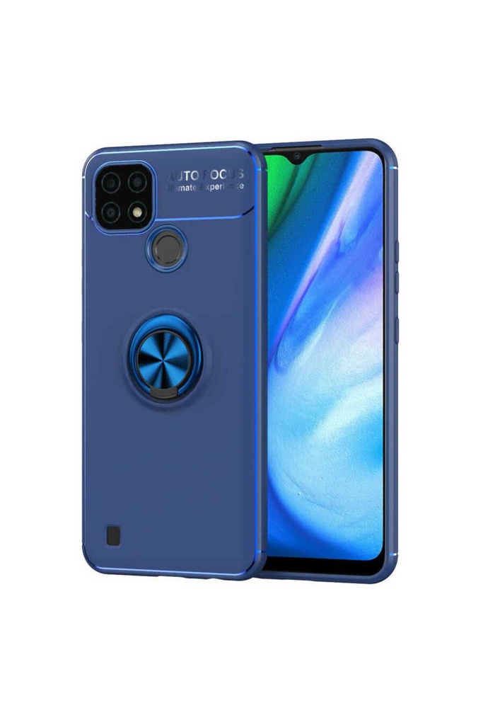 Realme C21 Uyumlu Kılıf Zore Ravel Silikon Kapak