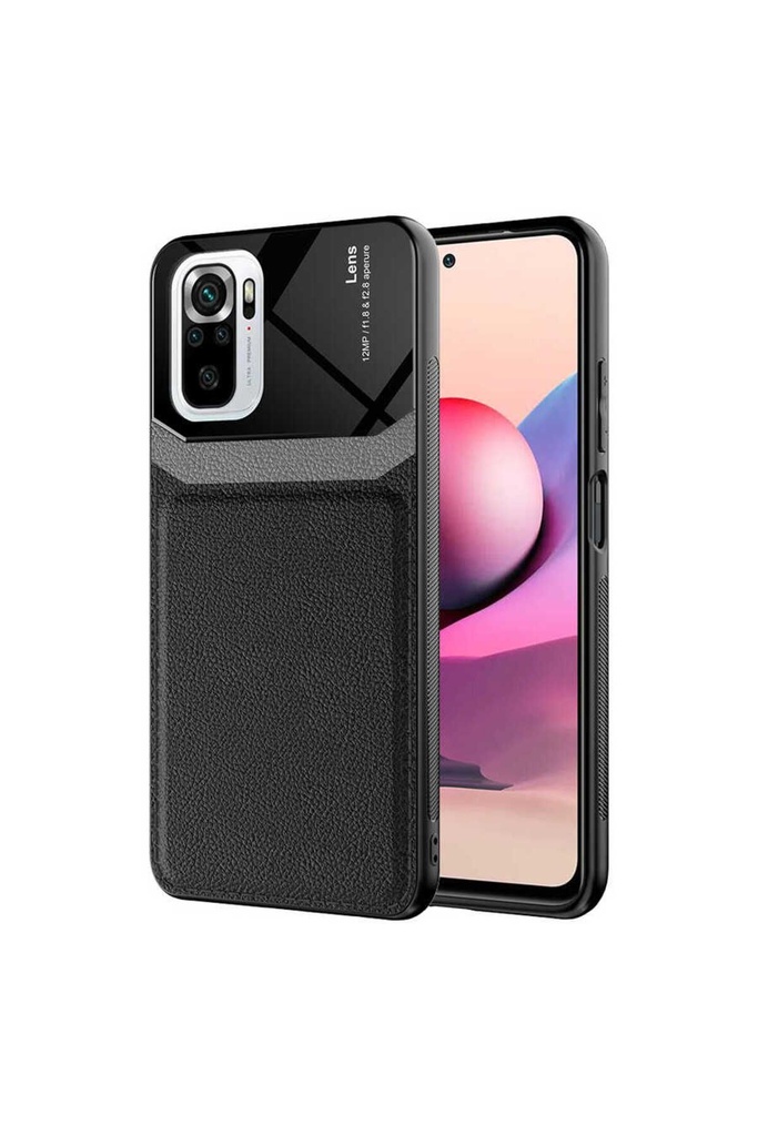 [RNZ-TA55035] Xiaomi Redmi Note 10S Uyumlu Kılıf ​Zore Emiks Kapak (Siyah)