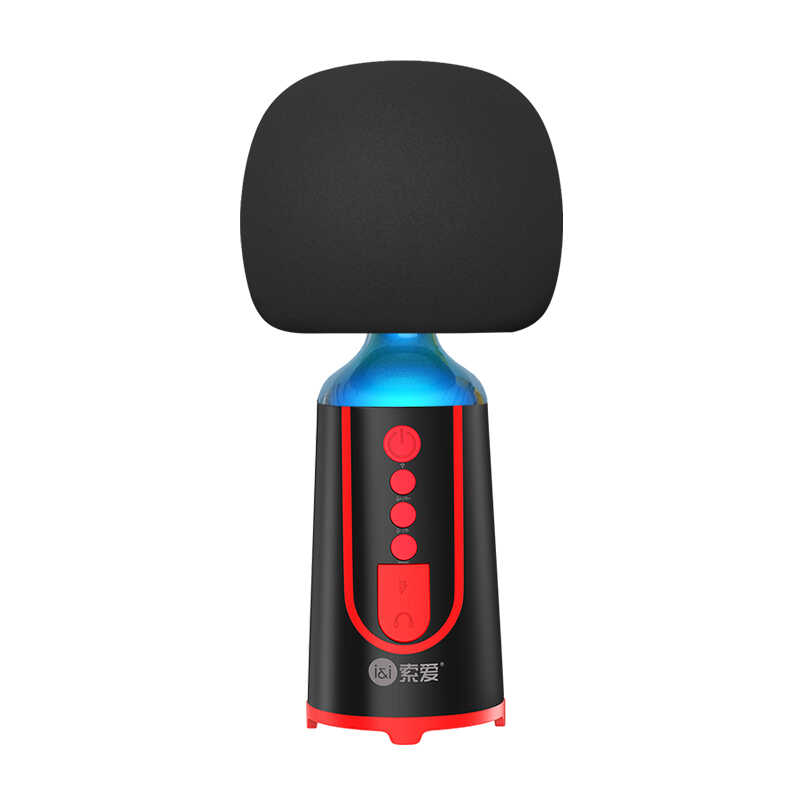 [RNZ-TA53955] Soaiy MC11 Karaoke Mikrofon (Siyah)