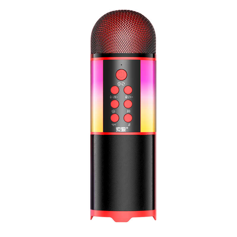[RNZ-TA53959] Soaiy MC12 Karaoke Mikrofon (Siyah)
