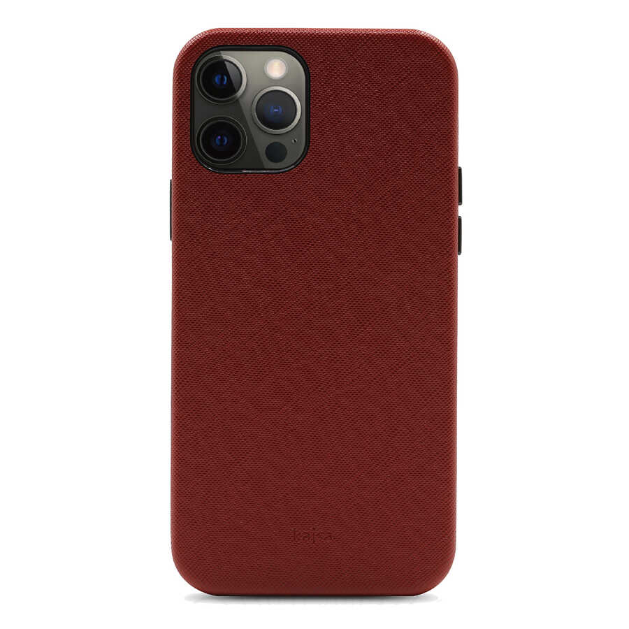 Apple iPhone 12 Pro Max Uyumlu Kılıf ​Kajsa Woven Kapak