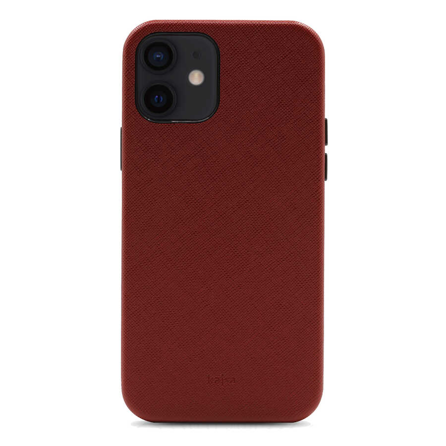Apple iPhone 12 Uyumlu Kılıf ​Kajsa Woven Kapak
