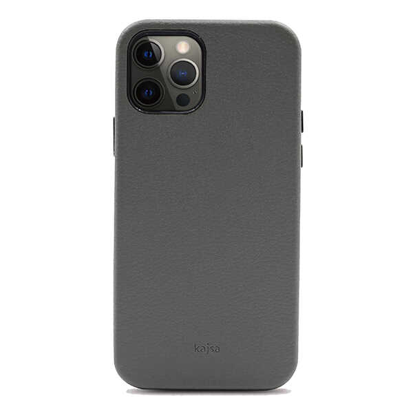 Apple iPhone 12 Pro Max Uyumlu Kılıf ​Kajsa Litchi Kapak