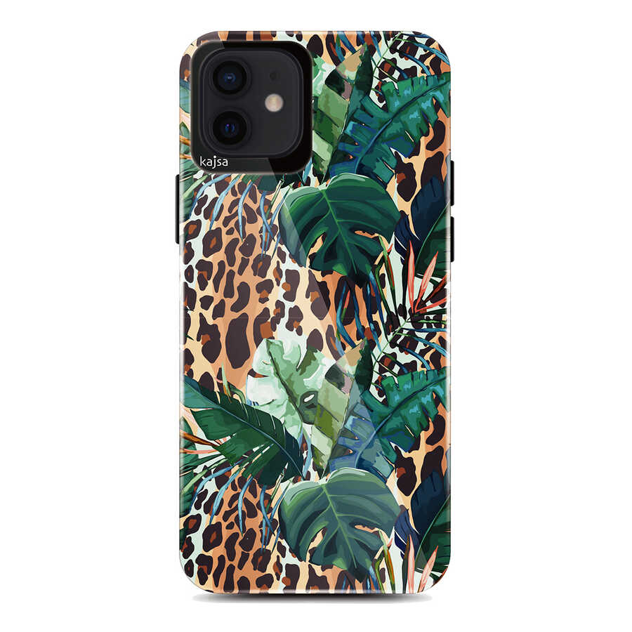 Apple iPhone 12 Uyumlu Kılıf Kajsa Wild Kapak