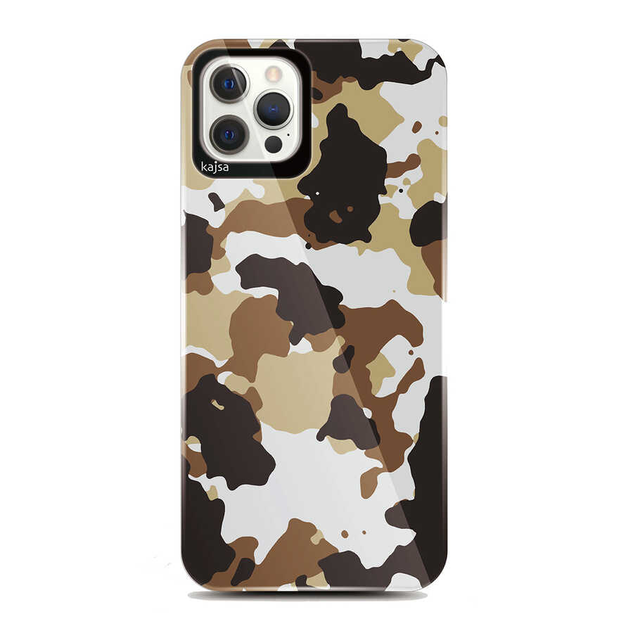 Apple iPhone 12 Pro Uyumlu Kılıf Kajsa Camo Kapak