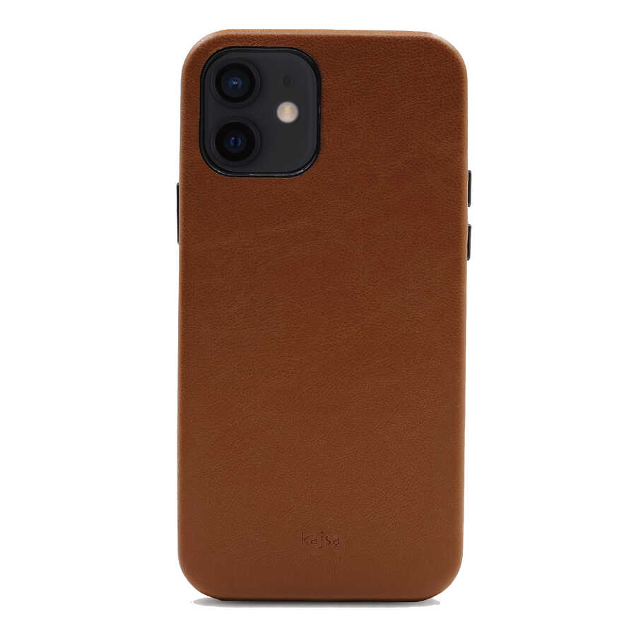 Apple iPhone 12 Uyumlu Kılıf ​Kajsa Crazy Horse Kapak
