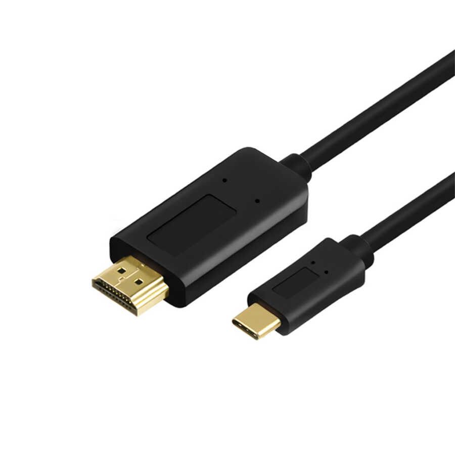 [RNZ-TA57018] Qgeem QG-UA11 Type-C To HDMI Kablo 1.2M