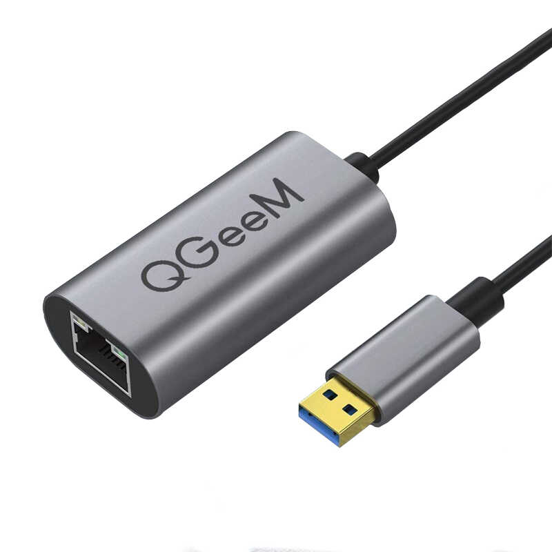 [RNZ-TA57013] Qgeem QG-UA05 Usb To RJ45 Dönüştürücü