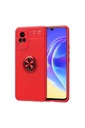 Vivo V21E Uyumlu Kılıf Zore Ravel Silikon Kapak