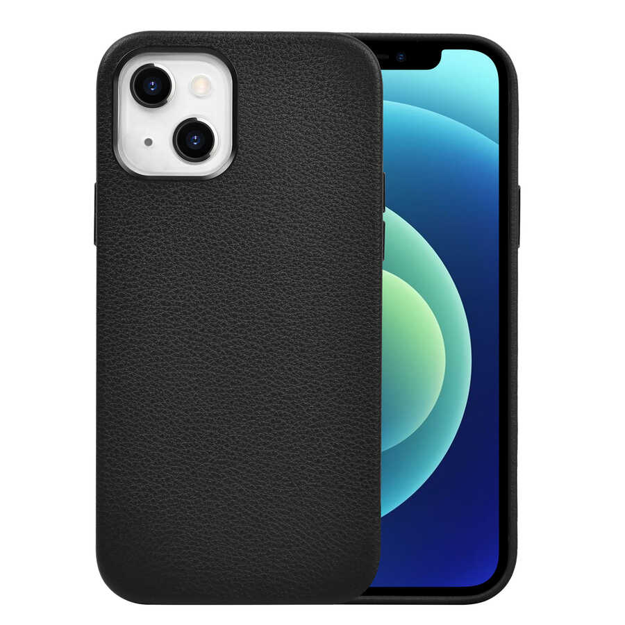 Apple iPhone 13 Uyumlu Kılıf Wiwu Calfskin Kapak