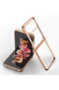 Samsung Galaxy Z Flip 3 Uyumlu Kılıf Zore Kıpta Kapak