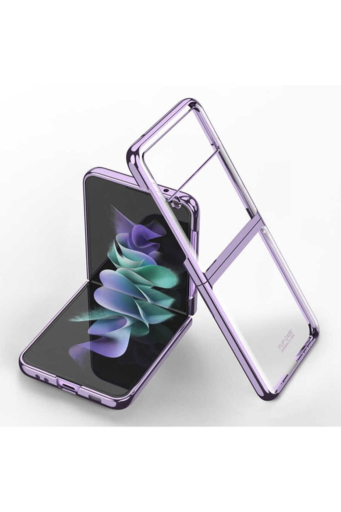 Samsung Galaxy Z Flip 3 Uyumlu Kılıf Zore Kıpta Kapak