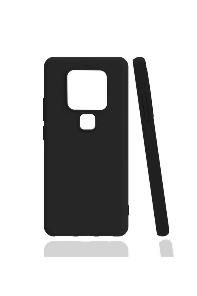 [RNZ-TA57388] Tecno Camon 16 Uyumlu Kılıf Zore Biye Silikon (Siyah)