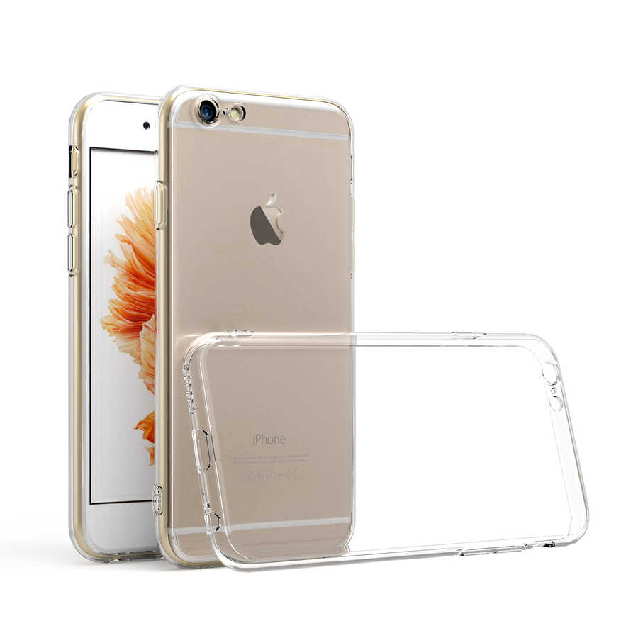 Apple iPhone 6 Uyumlu Kılıf Zore Kamera Korumalı Süper Silikon Kapak