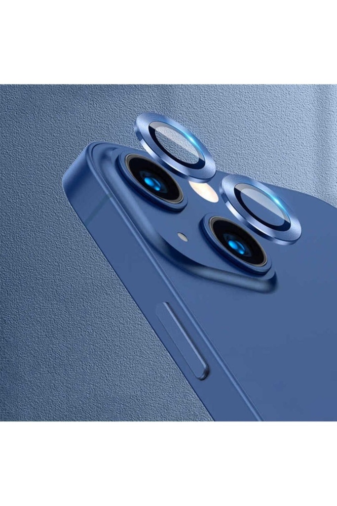 [RNZ-TA58082] Apple iPhone 13 Mini Uyumlu Zore CL-02 Kamera Lens Koruyucu (Mavi)