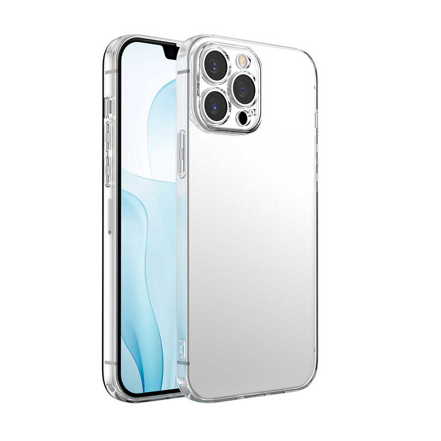 [RNZ-TA58165] Apple iPhone 13 Pro Max Uyumlu Kılıf Zore Kamera Korumalı Süper Silikon Kapak