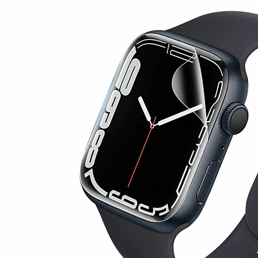[RNZ-TA58166] Apple Watch 7 45mm Uyumlu Zore Narr Tpu Body Ekran Koruyucu