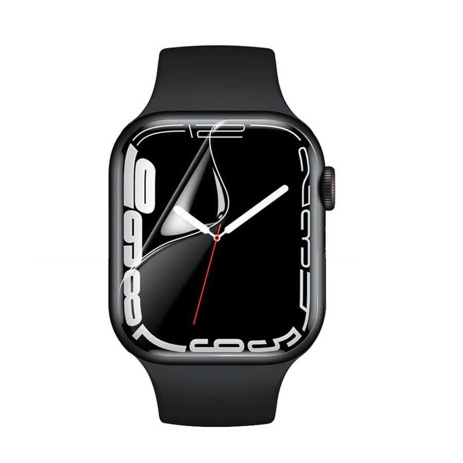 [RNZ-TA58167] Apple Watch 7 41mm Uyumlu Zore Narr Tpu Body Ekran Koruyucu
