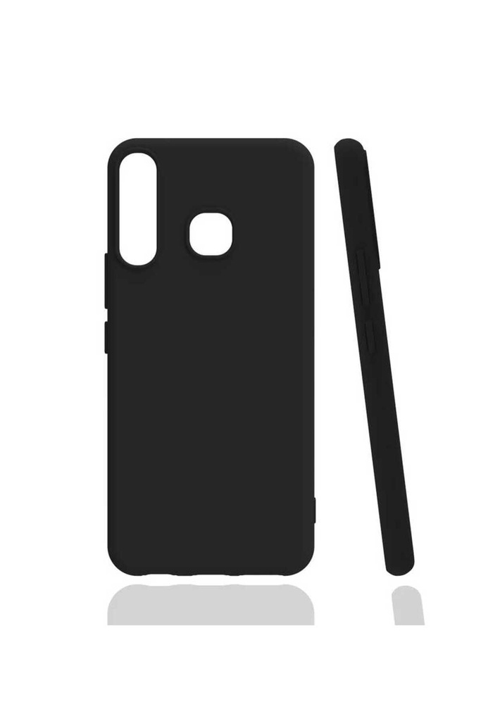 [RNZ-TA59158] Infinix Hot 8 Uyumlu Kılıf Zore Biye Silikon (Siyah)