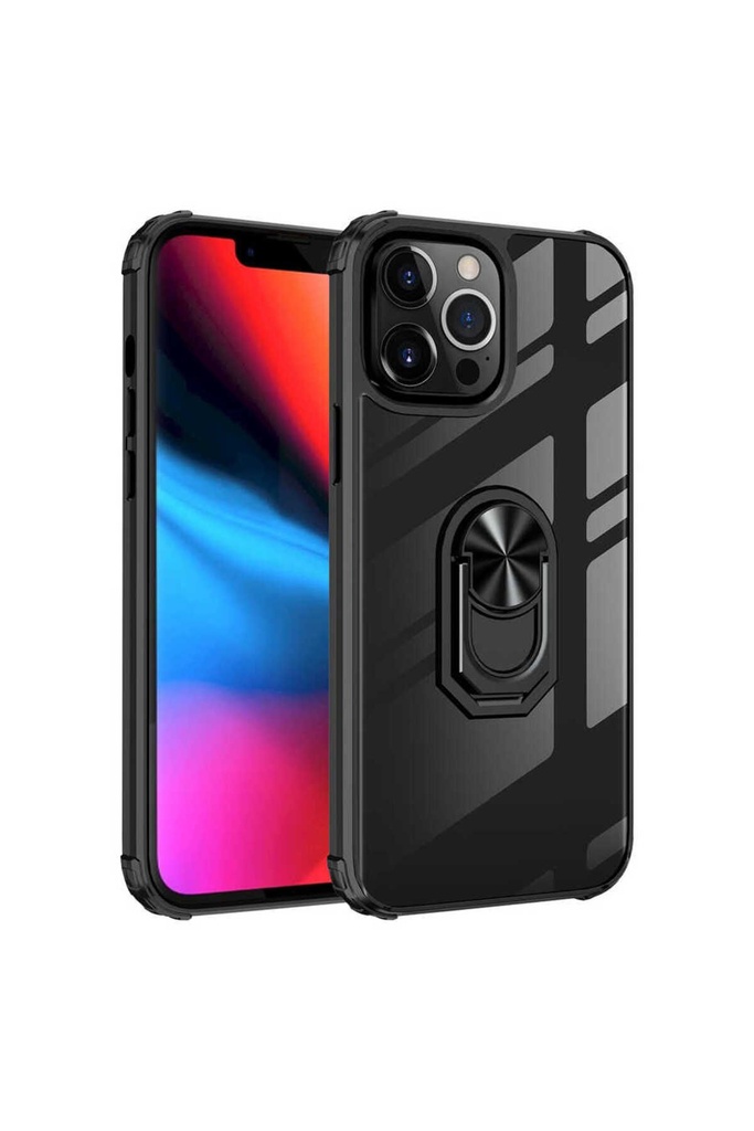 [RNZ-TA58290] Apple iPhone 13 Uyumlu Kılıf Zore Mola Kapak (Siyah)