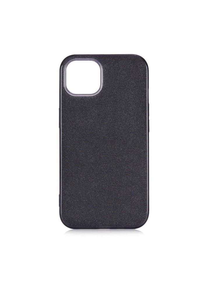 [RNZ-TA58383] Apple iPhone 13 Uyumlu Kılıf Zore Shining Silikon (Siyah)