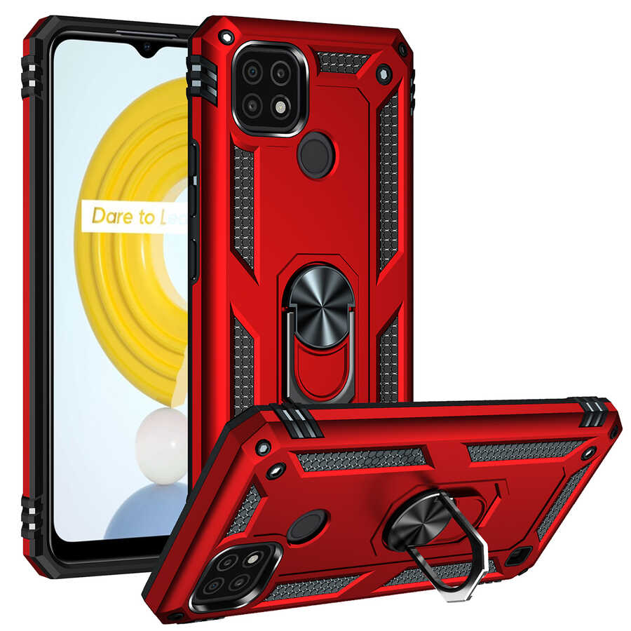 Realme C21 Uyumlu Kılıf Zore Vega Kapak