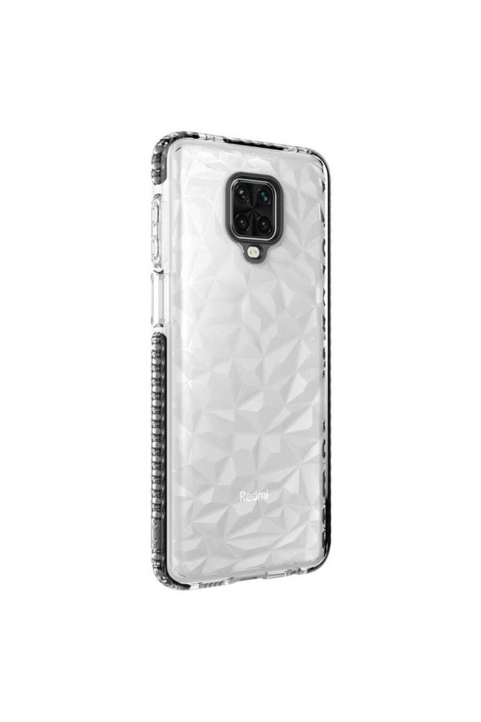 [RNZ-TA58456] Xiaomi Redmi Note 9 Pro Uyumlu Kılıf Zore Buzz Kapak (Siyah)
