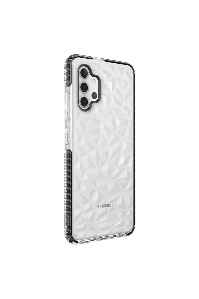 [RNZ-TA58466] Samsung Galaxy A32 4G Uyumlu Kılıf Zore Buzz Kapak (Siyah)