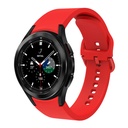 Samsung Galaxy Watch 4 40mm Uyumlu Kordon Silikon Spor Görünümlü Esnek Yumuşak KRD-50 Kayış