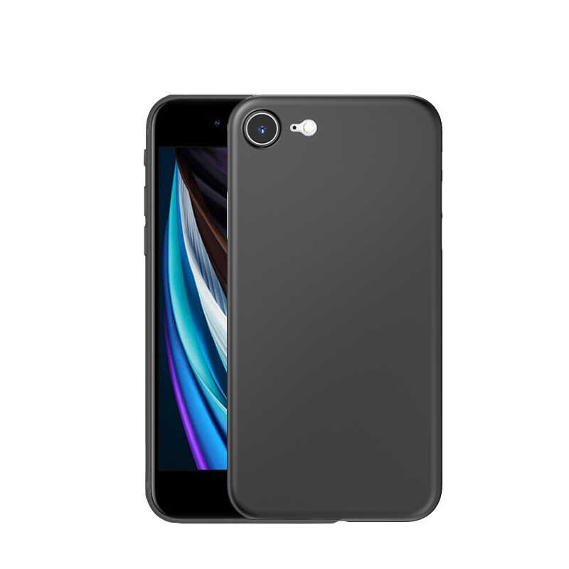 [RNZ-TA58648] Apple iPhone SE 2020 Uyumlu Kılıf ​​​​​Wiwu Skin Nano PP Kapak (Siyah)