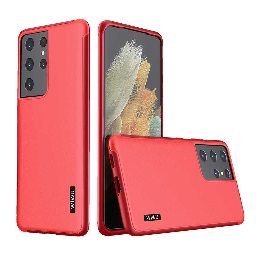 Samsung Galaxy S21 Ultra Uyumlu Kılıf ​​​​​Wiwu Sand Stone Kapak