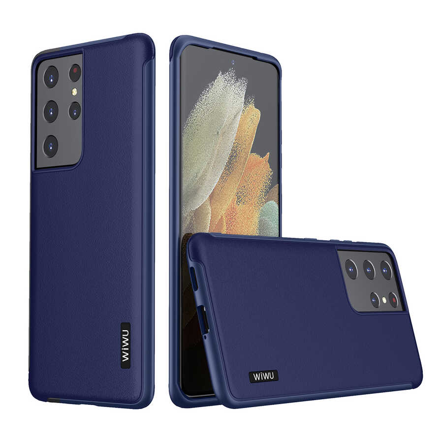 Samsung Galaxy S21 Ultra Uyumlu Kılıf ​​​​​Wiwu Sand Stone Kapak