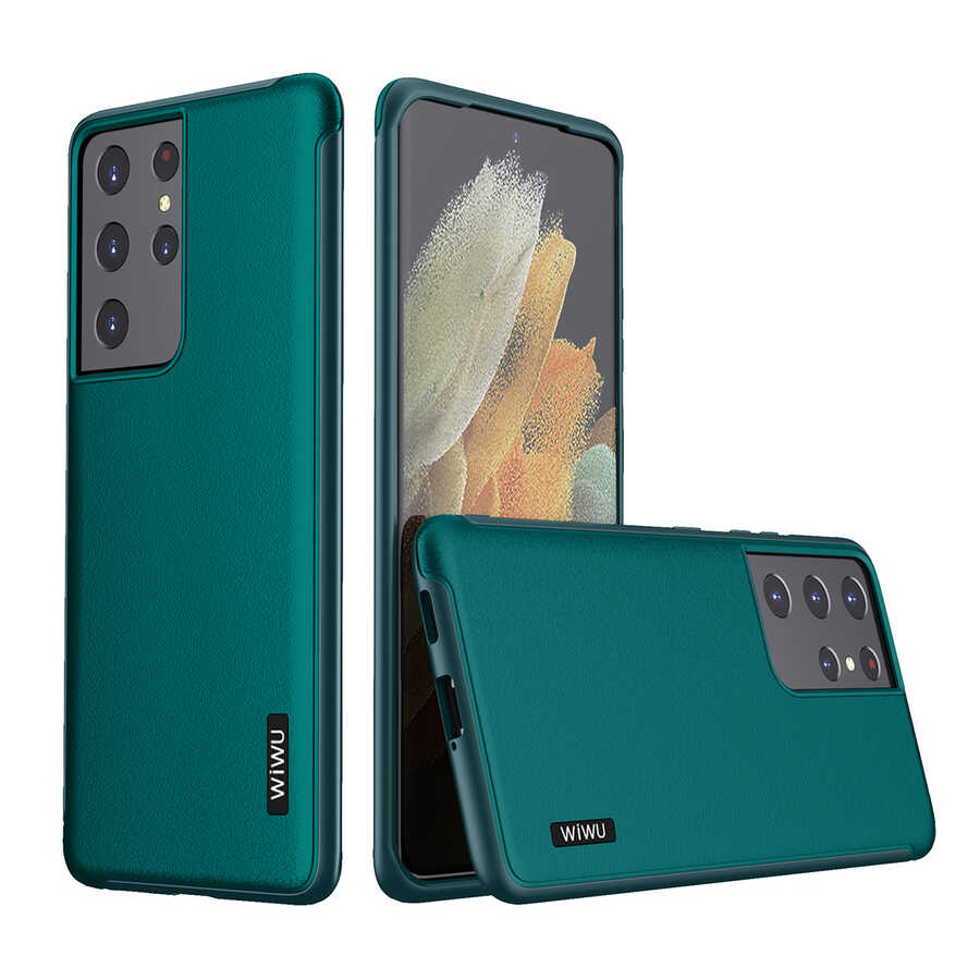 Samsung Galaxy S21 Ultra Uyumlu Kılıf ​​​​​Wiwu Sand Stone Kapak