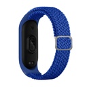 Xiaomi Mi Band 4 Uyumlu Kordon Örgü İşlemeli Yumuşak Hasır KRD-49 Kayış