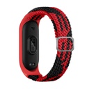 Xiaomi Mi Band 4 Uyumlu Kordon Örgü İşlemeli Yumuşak Hasır KRD-49 Kayış