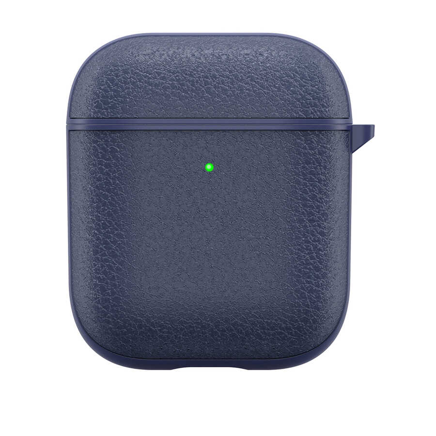 Apple Airpods Uyumlu Kılıf Wiwu Calfskin Kılıf
